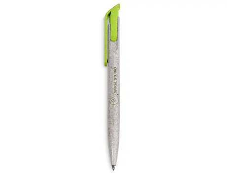 Okiyo Yucca Wheat Straw Ball Pen - Lime